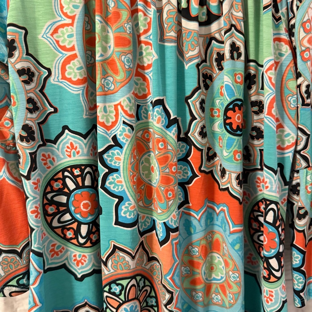 Cezanne Multicolor Patterned Skirt - Picture 4 of 5
